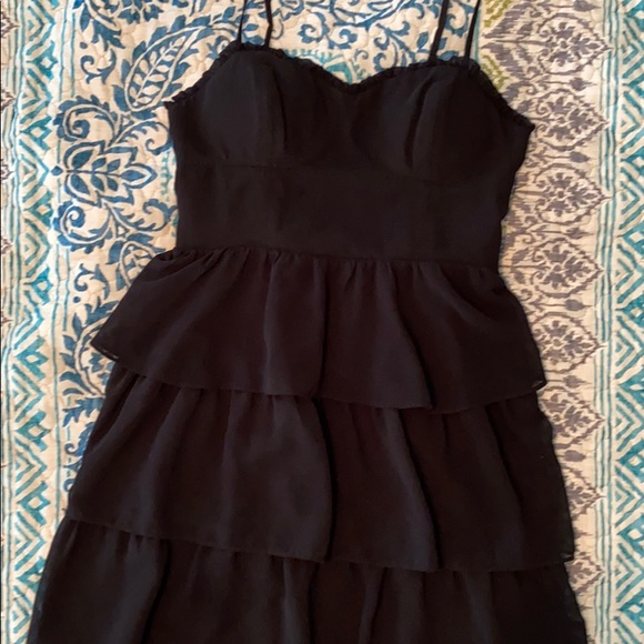 American eagle black tier dress size 6 - Picture 11 of 15